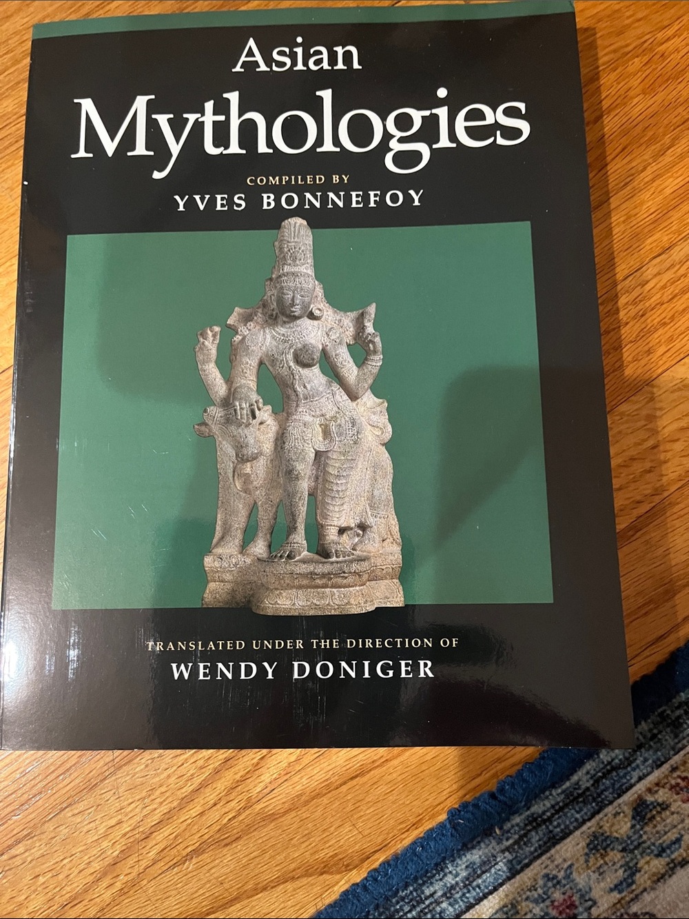 Asian Mythologies by Yves Bonnefoy - Black & Green Hardcover
